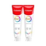 Colgate Total 300gm (2 x 150gm) Advanced Health Anti-Germ Toothpaste, Tooth Paste with 12-Hour Anti-Germ Protection, Whole Mouth Health (Combo Pack Offer) - Fast Shipping to USA & Canada