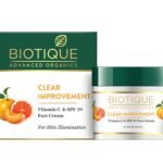 Biotique Advanced Organics Clear Improvement Vitamin C & Spf 30 Face Cream 50Gm - Fast Shipping to USA & Canada