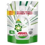 Ariel Liquid Detergent Front Load - 4L | Removes 7 day dried-in Stains in 1 wash inside Washing Machine | Now at Price of Powders | Amazing Fragrance | Protects Colours | Dissolves Faster - Fast Shipping to USA & Canada