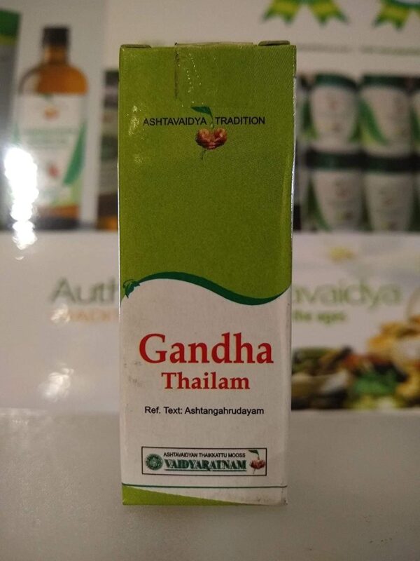 Vaidyaratnam Gandha Thailam 10ml (Pack of 2)| Ayurvedic Products | Ayurveda Products | Vaidyaratnam Products