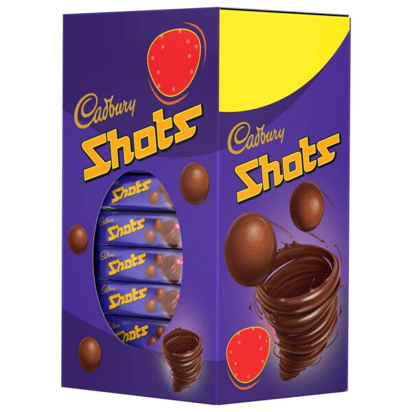 Cadbury Dairy Milk Shots, Chocolate Balls, Carton Pack (58 X 3.6 Grams), 208.8 Grams - Fast Shipping to USA & Canada