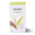 Newby Green Sencha | 25 Tea Bags | Energzing & Antioxidants Rich | Fine Spring Plucked Premium Tea Leaves | 50 gms - Fast Shipping to USA & Canada