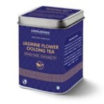 Gopaldhara Darjeeling Tea Jasmine Flower Oolong Tea 100g Tin Can - (Premium Series) From The Gopaldhara Tea Estate Highest Elevation 7000 Feet - Fast Shipping to USA & Canada