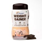 Dr. Morepen Weight Gainer/Gain Weight, Post Workout, 74 G Carbohydrate, 14.5G Protein, Healthy Fats (Irish Chocolate, 500G)|Pack Of 1 - Fast Shipping to USA