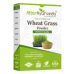 Attar Ayurveda 100% Natural Wheat Grass Powder (100 Gram) | Pure, Preservative free, Non-GMO | Immunity booster, De-Toxifying, Support healthy metabolism - Fast Shipping to USA