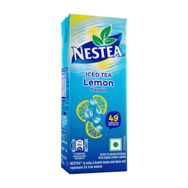 NESTEA Powder Instant Iced Tea, Lemon | Refreshingly Good Taste | Made with Nilgiri Tea Leaves | 200ml Tetra pack - Fast Shipping to USA & Canada