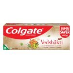 Colgate Vedshakti Toothpaste, Anti-Bacterial Tooth Paste for Whole Mouth Health and Fresh Breath, With Neem, Clove, and Honey, 400g, 200g X 2 (Combo Pack Offer) - Fast Shipping to USA & Canada