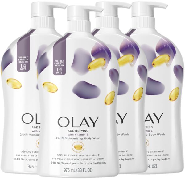 Olay Age Defying with Vitamin E Body Wash, 30 Fluid Ounce - Fast Shipping to USA & Canada