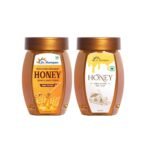 DR. MOREPEN 100% Natural Organic Honey & Pure Multi Flora Honey- 250 GM Each - Fast Shipping to USA & Canada