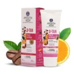 Ayouthveda D-Tan Face Scrub With Grounded Walnuts & Coffee Beans, Removes Tan & Unclogs Pores 100gm - Fast Shipping to USA & Canada