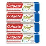Colgate Total Advanced Health Anticavity Toothpaste for whole mouth covering teeth, tongue, cheeks and gums - 120 g (Pack of 4) - Fast Shipping to USA & Canada