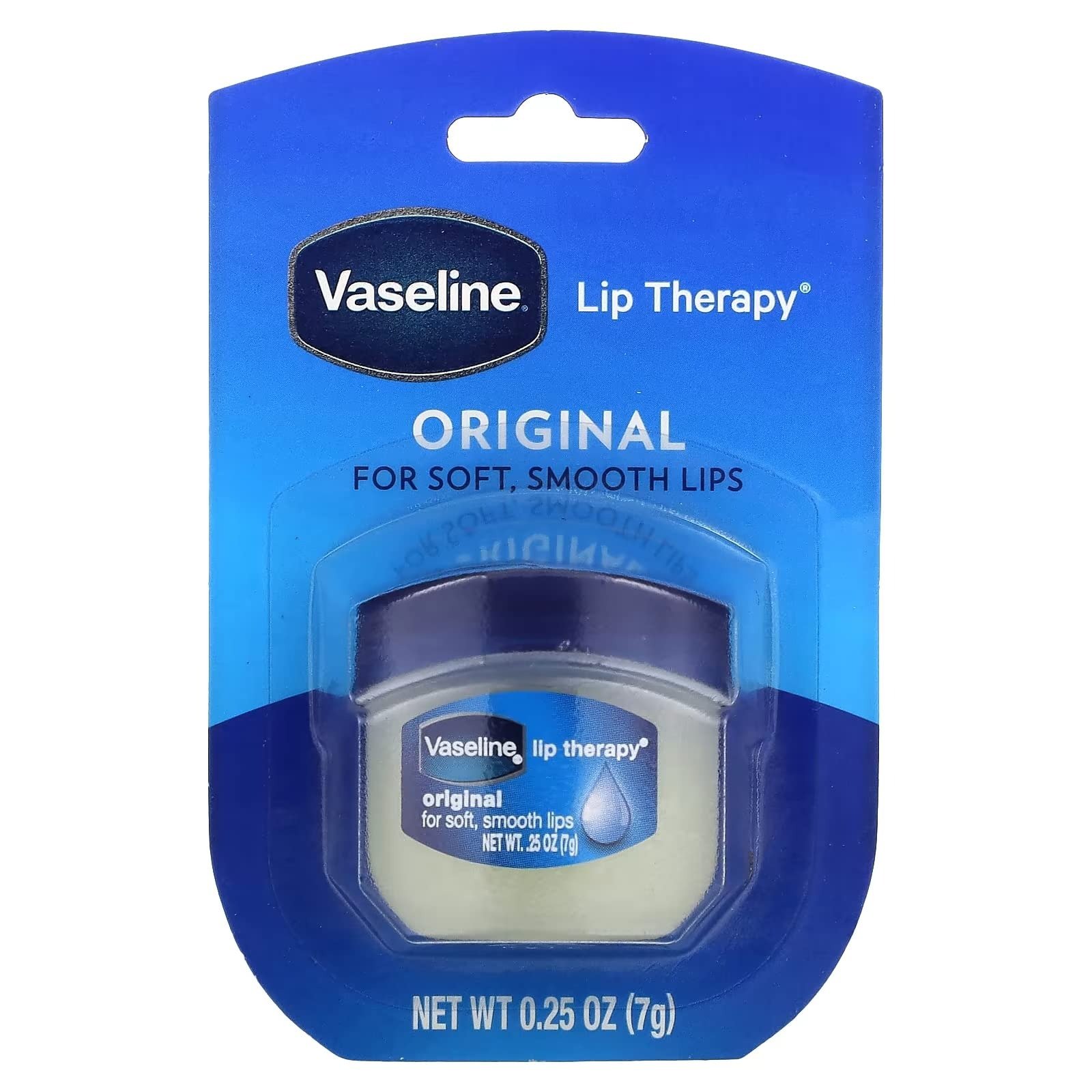 71al0KGoJL.jpg Vaseline Original Lip Therapy Lip Balm For Soft, Smooth Lips 7G (Product Of Usa), White - Fast Shipping to USA & Canada - Image 1