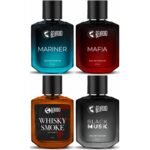 Beardo Whisky Smoke, Black Musk, Mariner & Mafia Perfume For Men (50Ml X Pack Of 4) | Long Lasting Perfume | Date Night Perfume For Men | Valentines day gift for husband | Gift for boyfriend | Gift for Men - Fast Shipping to USA & Canada
