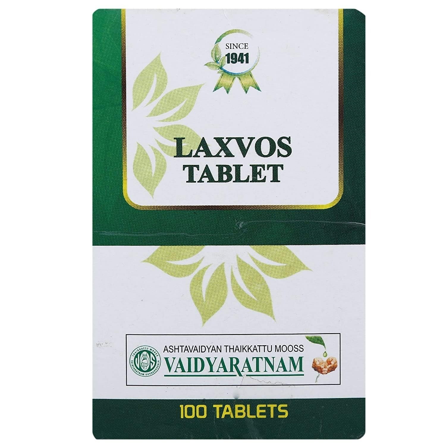71bddSxHHaL-1.jpg Vaidyaratnam Laxvos Tablet 100 tab - Image 1