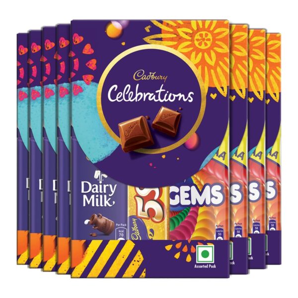 Cadbury Celebrations Assorted Chocolate Gift Pack, 55.2 g (Pack of 8) - Fast Shipping to USA & Canada