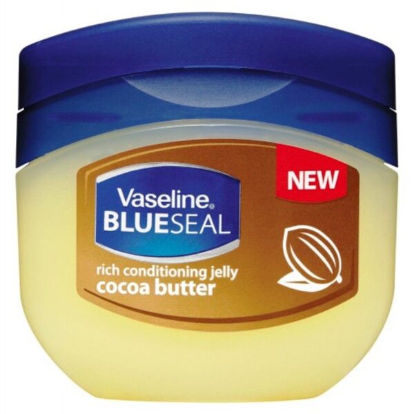 Vaseline BlueSeal Rich Conditioning Jelly Cocoa Butter 100 mL (Imported) - Fast Shipping to USA & Canada