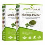 Attar Ayurveda Pure Moringa Leaf Powder for Weight Loss -400 Grams - Fast Shipping to USA