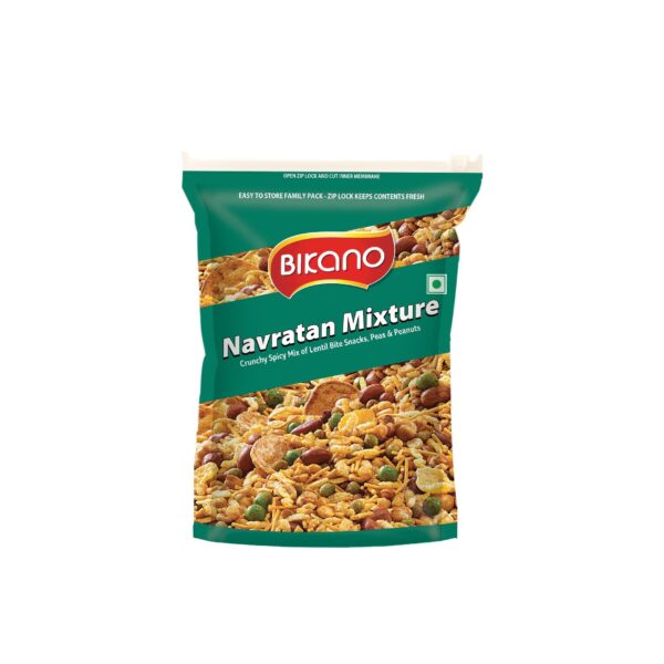 Bikano Navratan Mixture | Spicy and Crunchy | Navratan namkeen | All time favourite Indian Namkeen | 400g Pack - Fast Shipping to USA & Canada