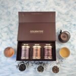Golden Tips Assorted Tea Gift Box | Immunity Boosting Darjeeling Teas | Gift of Health | Diwali Gift Set | Gift Hamper Combo of Masala chai + Oolong Tea + Darjeeling White Tea - Fast Shipping to USA & Canada