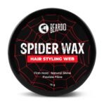 Beardo Spider Wax Hair Styling Web 75g | Web Effect, Texture, Volume, Sculpting, Flexible Hair Wax | Strong Hold, Natural Shine | Long-lasting Hair Fibre - Fast Shipping to USA & Canada