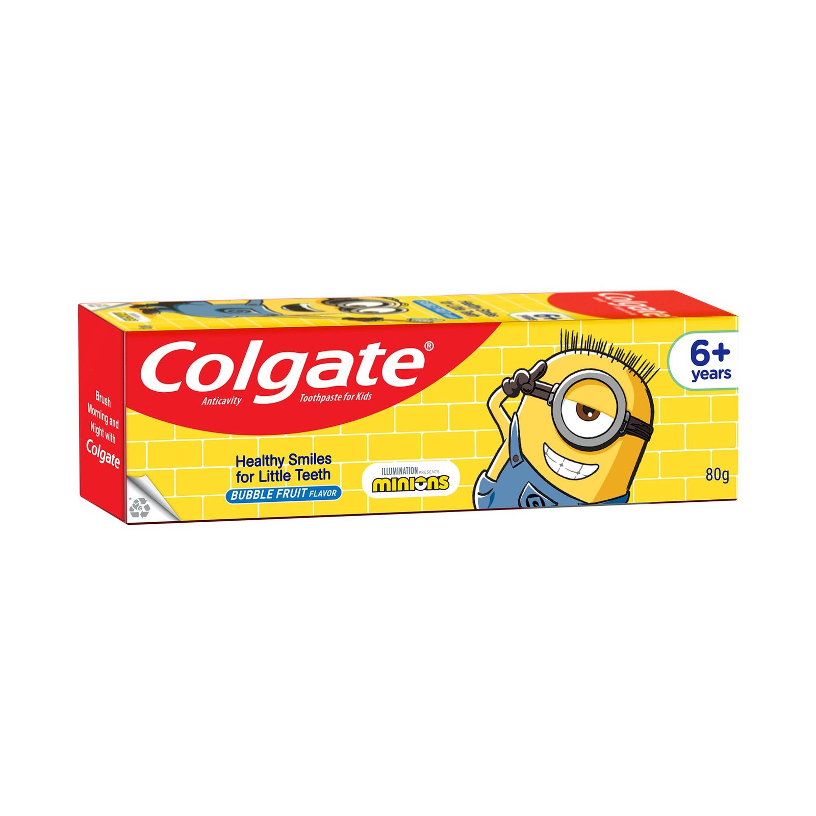 Version 1.0.0 Colgate Kids Multi Action Toothpaste, Gentle Protection For 6+ Years, Minions, Bubble Fruit Flavour, 80 G - Fast Shipping to USA & Canada - Image 1
