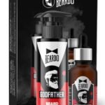 BEARDO Godfather Combo Beard Oil and Beard Wash For Men | Nourishment Cleanses | Purifying & Hydrating Skin Cleaner With Avocado, Argan Oil | Shiny Patchy & Fast Beard Growth - Fast Shipping to USA & Canada
