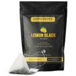 Gopaldhara Darjeeling Lemon Black Anti-Oxident Tea | 75 pieces Tea Bag | 150g Stand Up Pouch | - Fast Shipping to USA & Canada