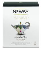 Newby Masala Chai Silken Pyramids | Concoction of Black Pepper, Clove, Ginger and Cinnamon | 10 Tea Bags, 25g - Fast Shipping to USA & Canada