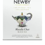 Newby Masala Chai Silken Pyramids | Concoction of Black Pepper, Clove, Ginger and Cinnamon | 10 Tea Bags, 25g - Fast Shipping to USA & Canada