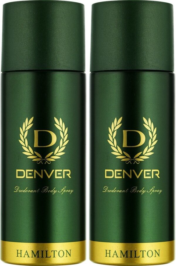 Denver Hamilton Deodorant for Men, 165ml (Pack of 2)