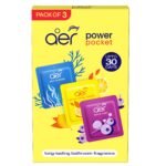 Godrej aer Power Pocket Bathroom Freshener ? Assorted Pack of 3 (30g) | Lasts up to 30 days - Fast Shipping to USA & Canada
