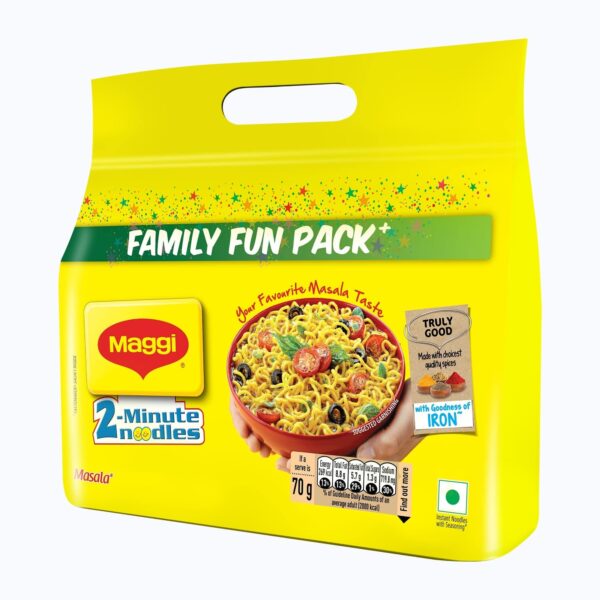 MAGGI 2-Minute Instant Noodles,Masala Noodles With Goodness Of Iron,Made With Choicest Quality Spices,Favourite Masala Taste,560 Gm,classic - Fast Shipping to USA & Canada