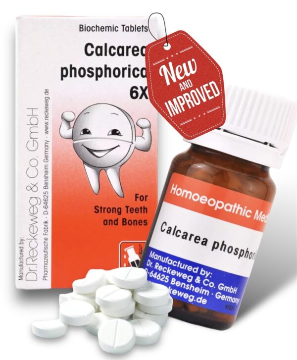 KRIG'S Dr Reckeweg Calcarea Phos 6x - Calcium Teething Tablets - SET OF 2 Bottles - Fast Shipping to USA