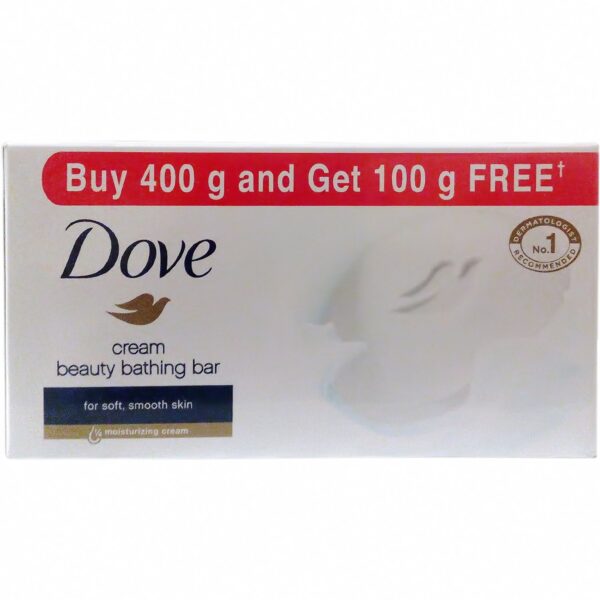 Dove Beauty Bathing Soap Bar - Cream, 500g Promo Pack - Fast Shipping to USA & Canada