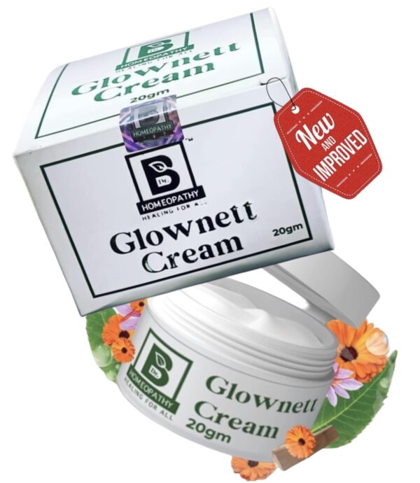 KRIG'S Burnett Glownett Cream Homeopathy For All Skin Type And Fairness With Saffron Oil - Set Of 1 - Fast Shipping to USA