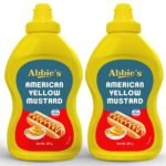 Abbie's Squeeze Yellow Mustard, 794 g (397 g X 2 units), Product of USA - Fast Shipping to USA & Canada