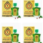 Axe brand universal oil Gold Medal Medicated Oil 3ML Pack of 4 (Imported) Rheumatic pains/Blocked noses/Stomach-aches - Fast Shipping to USA