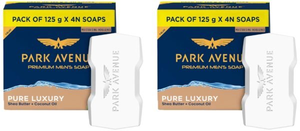 Park Avenue Pure Luxury Soap Pack of 8 500gm - Fast Shipping to USA & Canada
