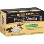 Bigelow Tea French Vanilla Black Tea Decaffeinated Freshness & Aroma 20 Tea Bags Net Wt 1.28oz (36gm) - Fast Shipping to USA & Canada
