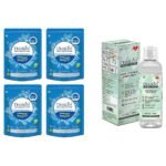 Diabliss Diabetic Friendly Herbal Cane Sugar - Free from Chemicals/Artificial Sweeteners - Low Glycemic Index (GI) - 500g Pouch (500g (Pack 4)+Herbal Water to Manage Hypertension)