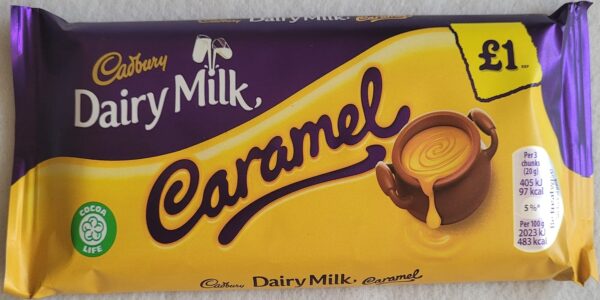 Cadbury Dairy Milk Caramel, 120 Gram - Fast Shipping to USA & Canada