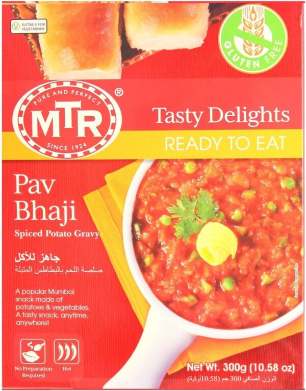 MTR Ready to Eat Pav Bhaji, 300g - Fast Shipping to USA & Canada