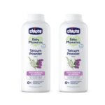 Chicco Baby Moments Talcum Powder Set - 300g x 2 Packs - Fast Shipping to USA & Canada