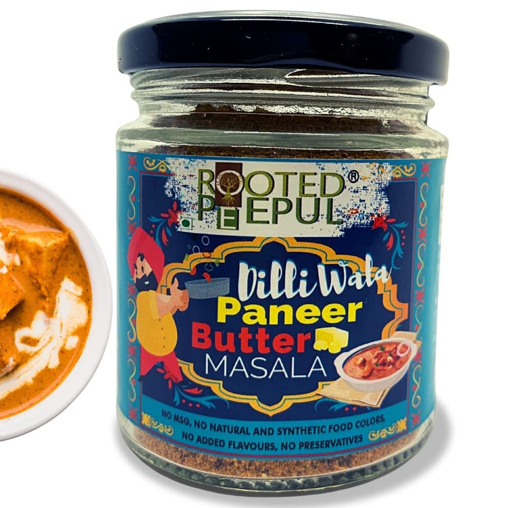 71m-5lWZn9L-1.jpg Rooted Peepul Dilliwala Paneer Butter Masala| 28 Spice Blend| 75gms - Fast Shipping to USA & Canada - Image 1