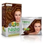 Nisha Cream Hair Color Combo Pack of Golden Brown 120gm Jumbo + 40gm Sachet Pack - Fast Shipping to USA & Canada