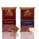 Konfiz 2M Milk&White Compound Slabs-Perfect For Baking,Cake Decorating,Topping,Molding&Dipping(2 Combo Pack,500 Gm Each) - Fast Shipping to USA & Canada