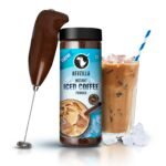 Bevzilla 200 Gram Instant Iced Coffee Powder & Frother Combo | Make 100 Cups | 100% Arabica Coffee | Cold Coffee | Unbreakable Jar - Fast Shipping to USA & Canada