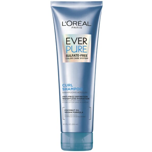 L'Oreal Paris Sulfate Free Moisture Shampoo (EverCurl Care, 250ml) - Fast Shipping to USA & Canada