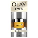 olay eye cream | Reduces Dark Circle, Wrinkles and Puffiness | With Peptides and Niacinamide | Normal, Oily, Dry & Combination Skin l Paraben & Sulphate free | 15ml (Vitamin c)