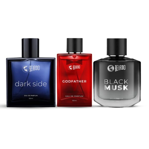 BEARDO Liquid Fresh Perfume Combo Set For Men (100Ml X Pack Of 3)|Long Lasting Godfather,Black Musk&Dark Side Perfume With Aromatic,Spicy Notes|Musky,Woody Notes| Christmas gift for men| Gift For Friends | Gift for Men - Fast Shipping to USA & Canada
